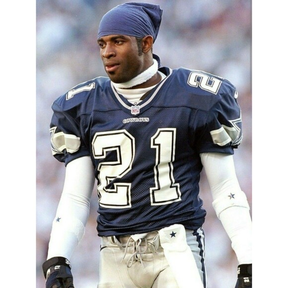 Deion Sanders (Nike)-(Cowboys)-(Jersey)-(Blue)-(Used)-(XL)-$100 - Picture 4 of 10